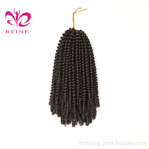REINE 3 pcs 8" ombre 8' 110g wholesale Braiding hair Senegalese  twist braiding hair Spring Twist crochet hair extension